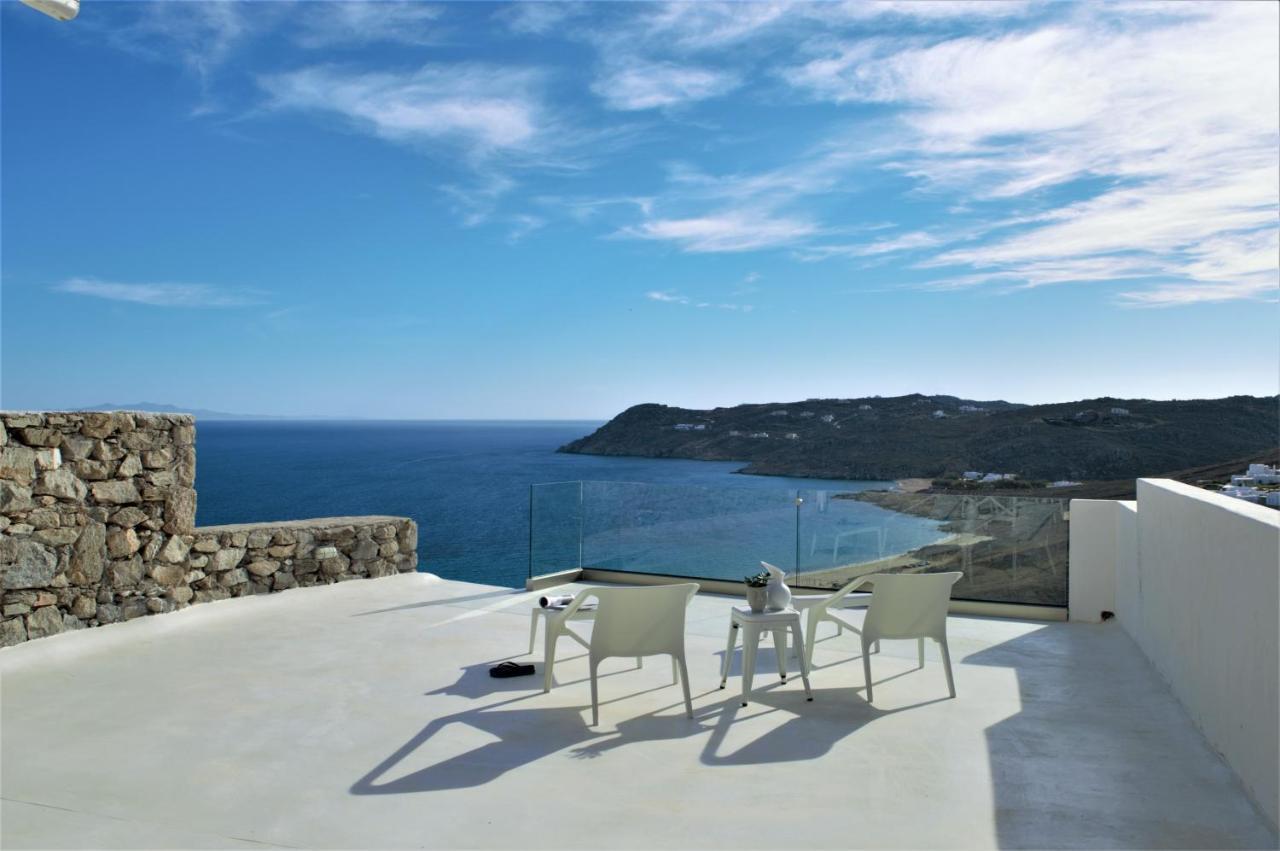 Mykonos Town Elia House With Amazing View On The Beach Mykonosヴィラ エクステリア 写真