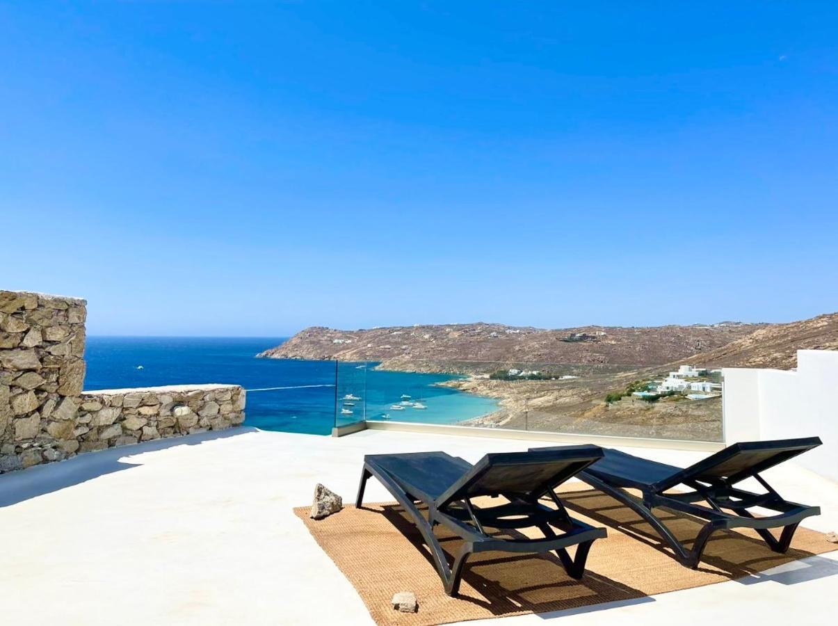 Mykonos Town Elia House With Amazing View On The Beach Mykonosヴィラ エクステリア 写真