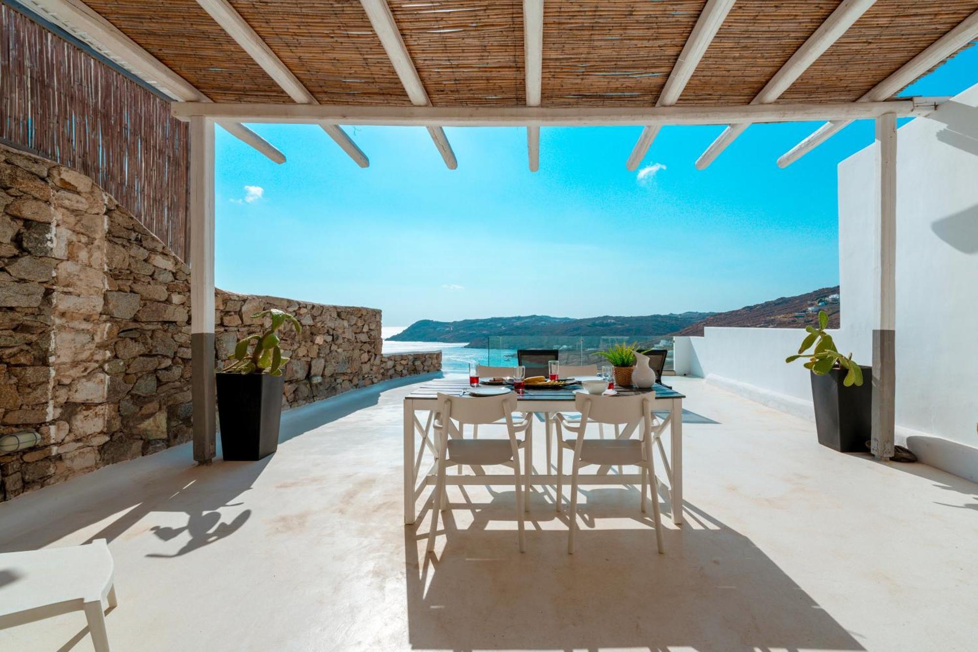 Mykonos Town Elia House With Amazing View On The Beach Mykonosヴィラ エクステリア 写真