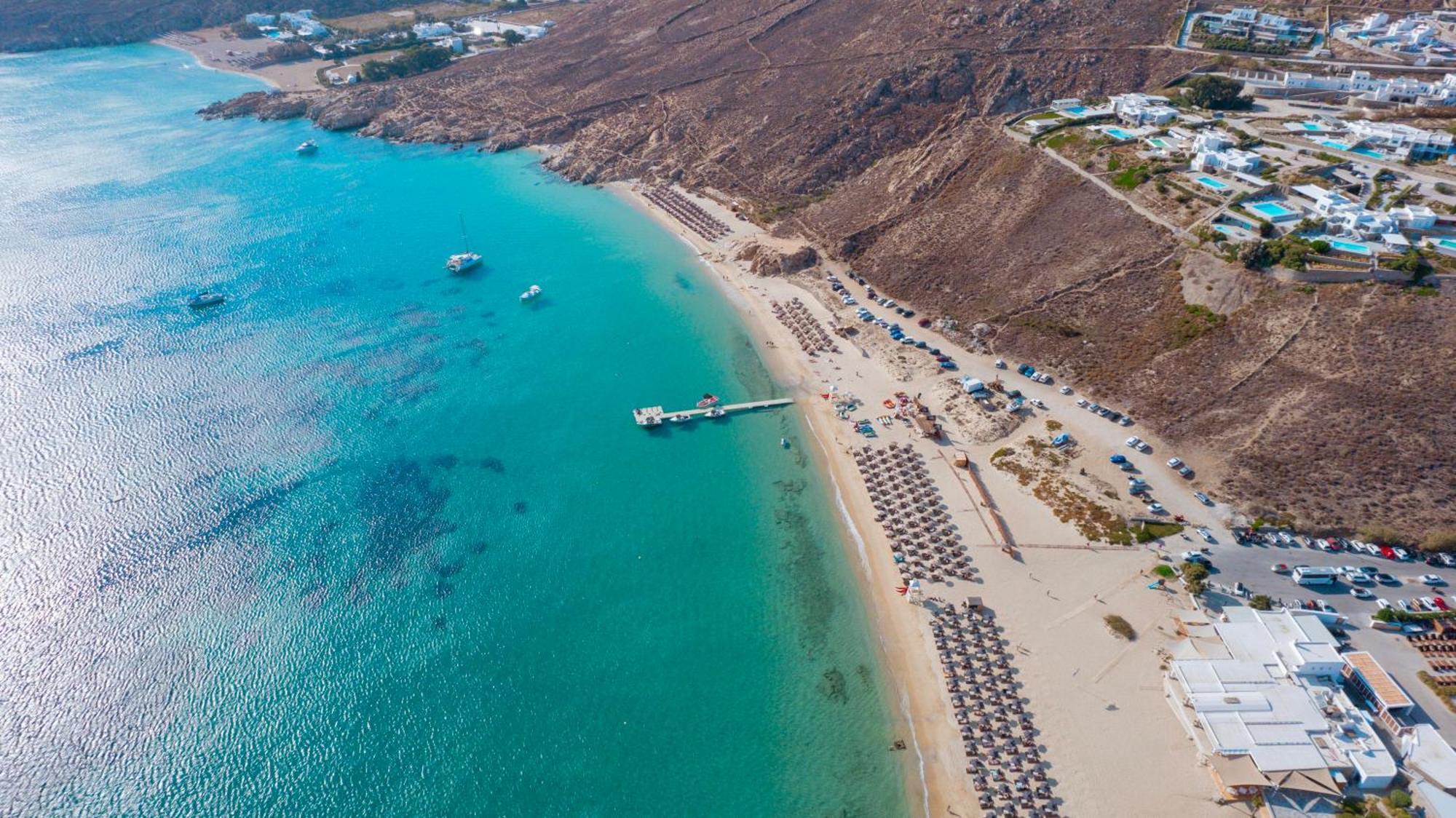 Mykonos Town Elia House With Amazing View On The Beach Mykonosヴィラ エクステリア 写真